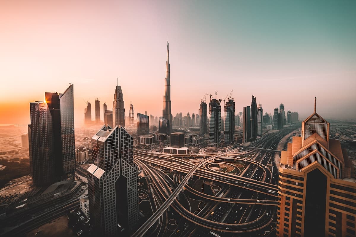 Dubai skyline and modern property towers